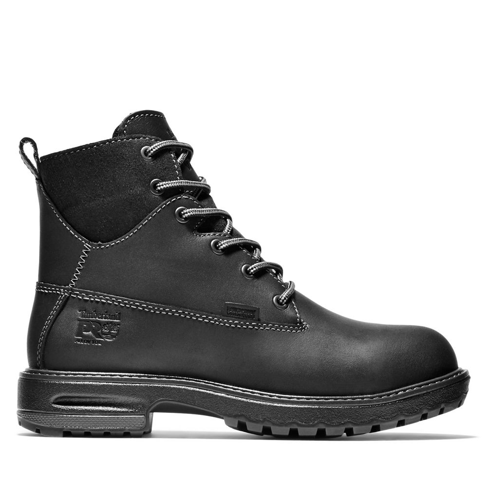 Timberland Μποτακια Εργασίας Γυναικεια Μαυρα - Pro® Hightower 6” Alloy Toe - Greece 6849730-GL